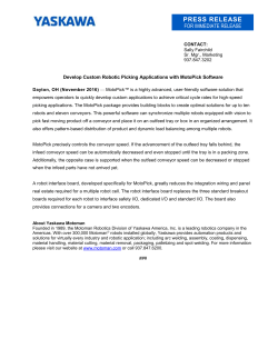 Develop Custom Robotic Picking Applications with MotoPick Software