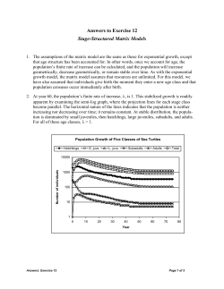 Answers to Exercise 12 Stage