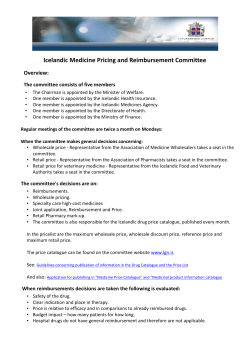 Icelandic Medicine Pricing and Reimbursement Committee