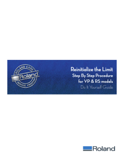 Reinitialize Limit VP and RS