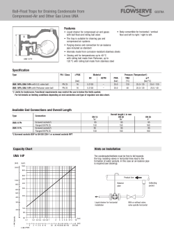Ball-Float Traps for Draining Condensate from Compressed