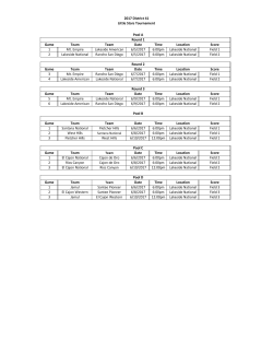 2017 District 41 Little Stars Tournament Pool A Round 1 Game