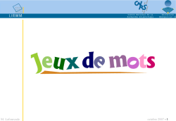 Pr&eacute;sentation PowerPoint