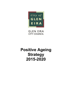 Ageing Strategy Action Plan 2010-2015