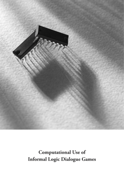 Computational Use of Informal Logic Dialogue Games