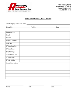 lien payoff request form