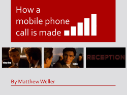 Example of a Mobile Phone Call
