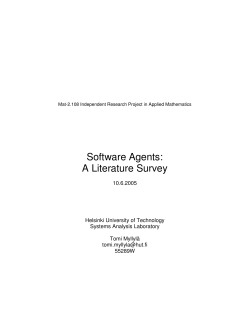 Software Agents: A Literature Survey