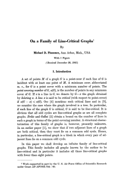 On a family of line-critical graphs - Deep Blue
