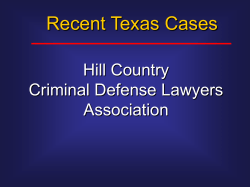 Tex. Crim. App. 2009 - Mark Stevens San Antonio Criminal Defense