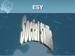 ESY Social Skills The Process