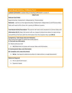 Childcare Form