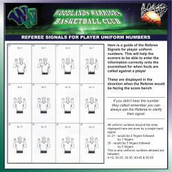 ref signals for player numbers