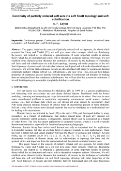 Continuity of partially ordered soft sets via soft Scott