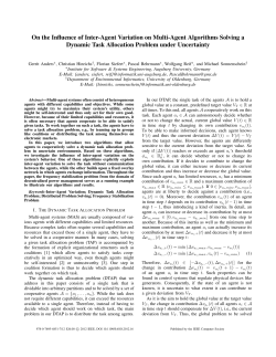 On the Influence of Inter-Agent Variation on Multi