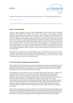 From neural activity to predicti