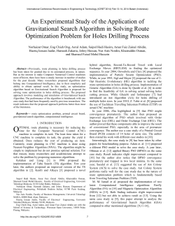 An Experimental Study of the Application of Gravitational Search