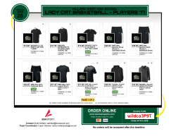 Lady Cat Basketball - Players