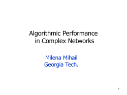 Spectral Analysis of Internet Topologies