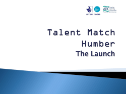 Talent Match Humber - Humber Learning Consortium