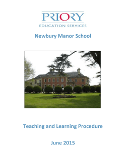 Newbury Manor School Teaching and Learning