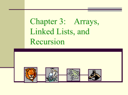 A linked list