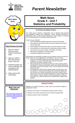 Unit 7 Statistics and Probability