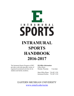 intramural sports handbook 20162017