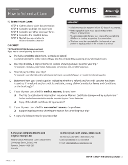 How to Submit a Claim