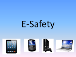 eSafety Presentation - Grange Community School