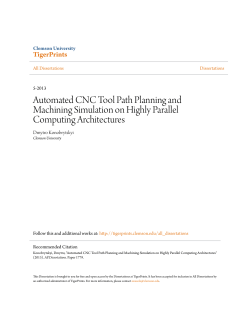 Automated CNC Tool Path Planning and Machining