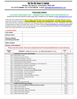 order form