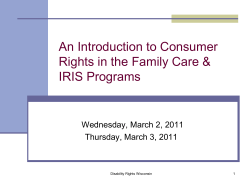 A Citizen`s Guide to Family Care in Milwaukee County