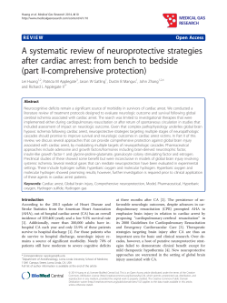 A systematic review of neuroprotective strategies after cardiac arrest