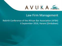 Law Firm Management