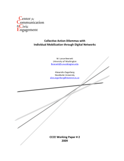 Collective Action Dilemmas with Individual Mobilization through