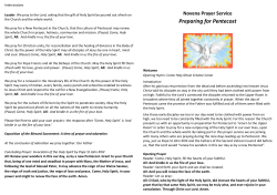The Holy Spirit is given to those who are thirsty