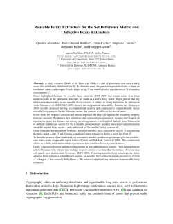 Practical Reusable Fuzzy Extractors for the Set Difference Metric