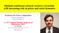 Increasing risk