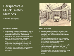 Perspective Sketch Process