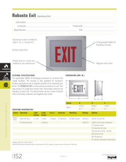 Robusto Exit Hazardous Exit