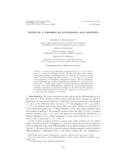 NOTES ON A THEOREM OF KATZNELSON AND ORNSTEIN