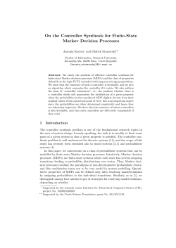 On the Controller Synthesis for Finite