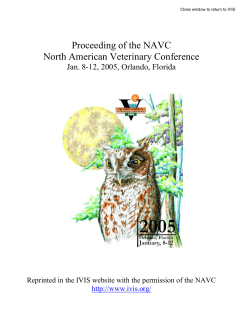 Canine and Feline Nail Diseases - Proceedings of the NAVC
