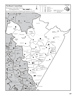 Northeast Consortium Map - Montgomery County Public Schools