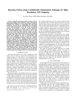 Bayesian Fusion using Conditionally Independent