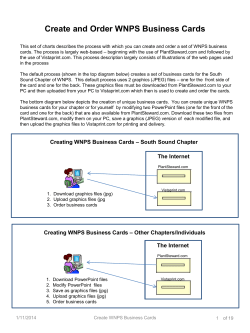 Create and Order WNPS Business Cards