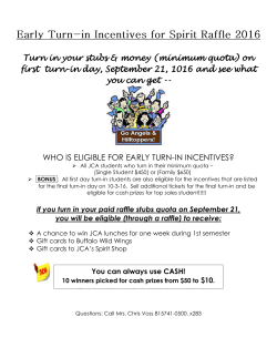 Incentive First Turn-in Day – 9-15-10