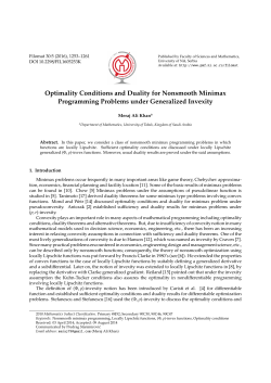 Optimality Conditions and Duality for Nonsmooth Minimax - PMF-a