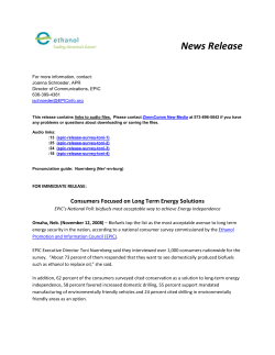 News Release For more information, contact: Joanna Schroeder
